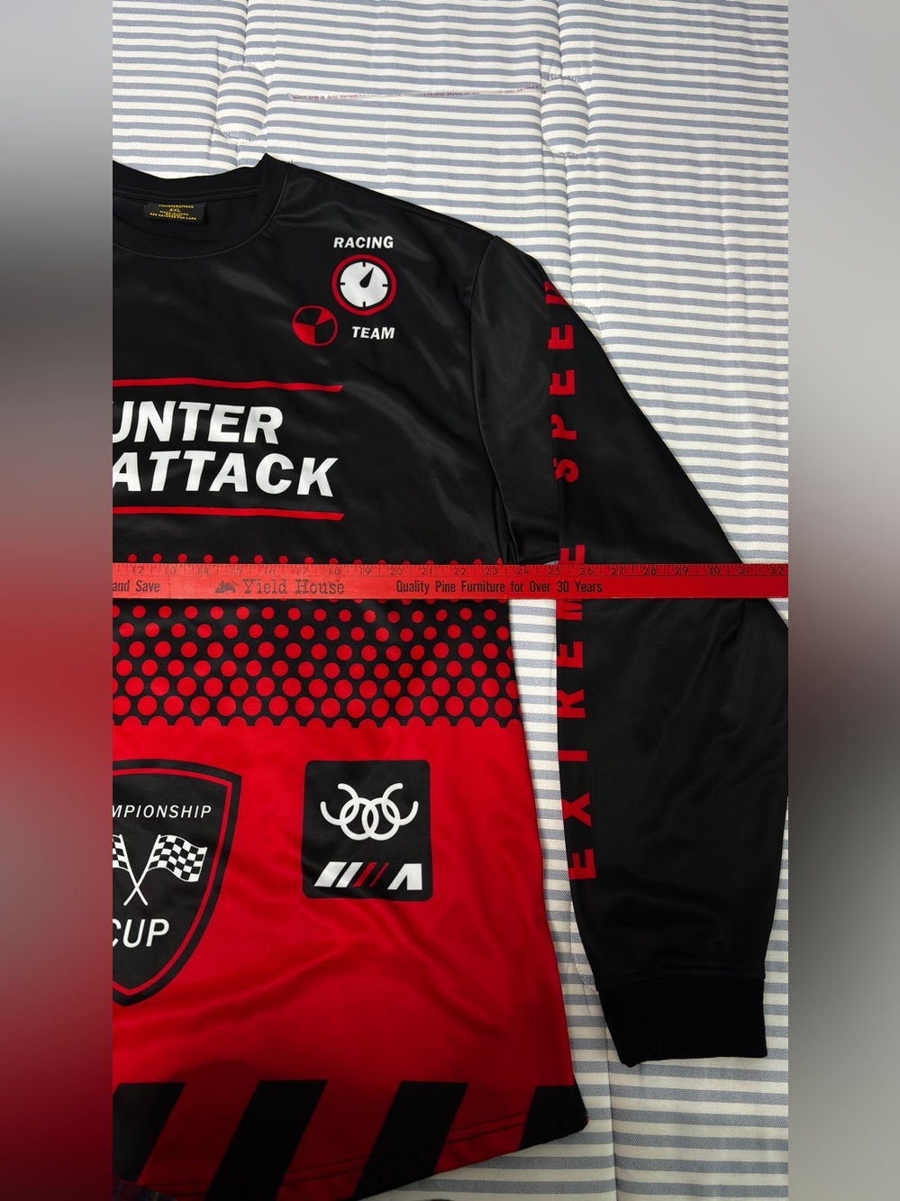 Red & Black Racing Long-Sleeve Top - Picture 4 of 8